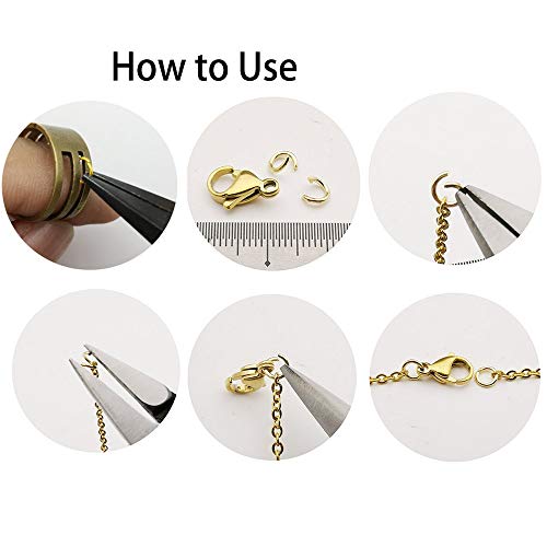 Gold Plated Jump Rings for DIY Jewelry