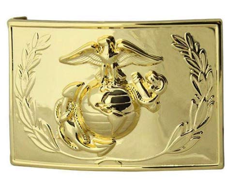 Marine Dress Buckle with 24K Gold Plating