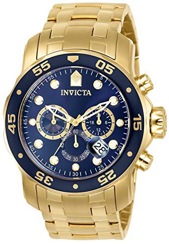 18k Gold-Plated Men's Chronograph Watch