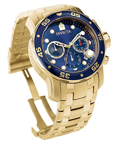 18k Gold-Plated Men's Chronograph Watch