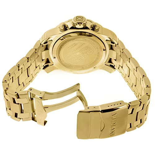 18k Gold-Plated Men's Chronograph Watch