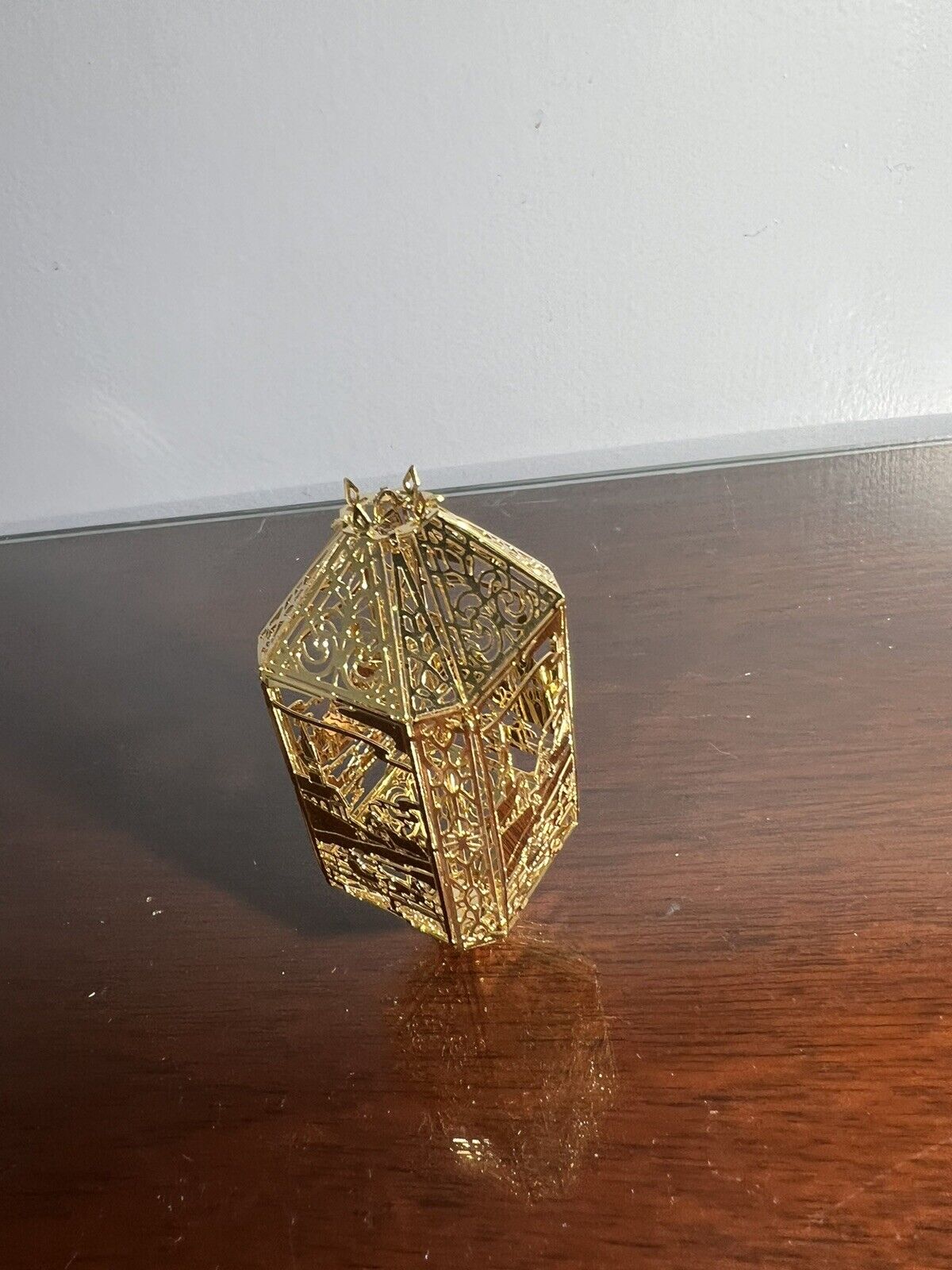 reed and barton gold plated christmas ornaments