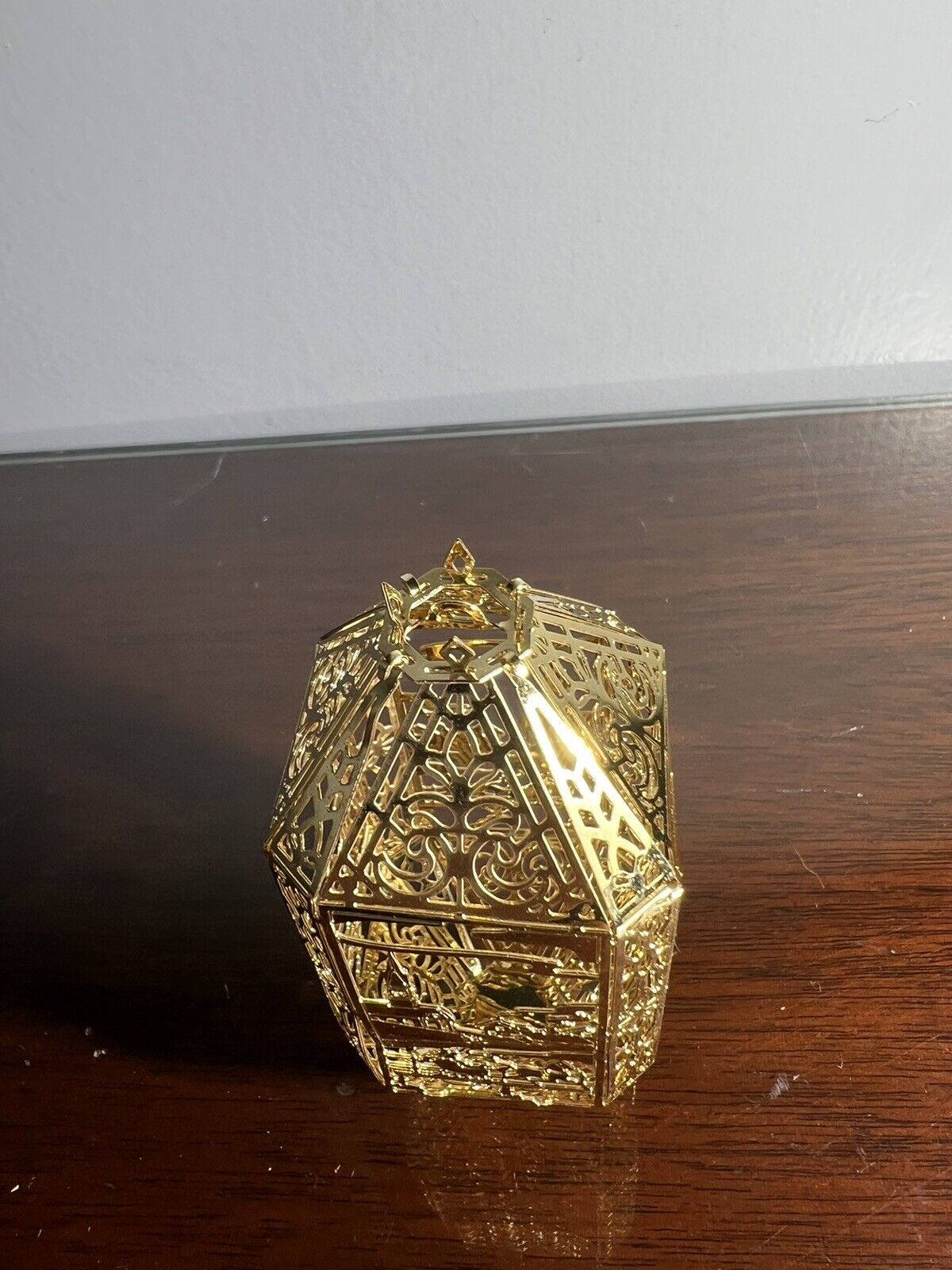 reed and barton gold plated christmas ornaments