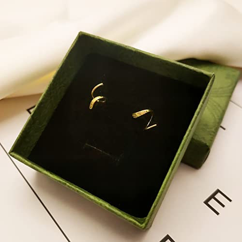 Handmade 14k Gold Twist Earrings for Women