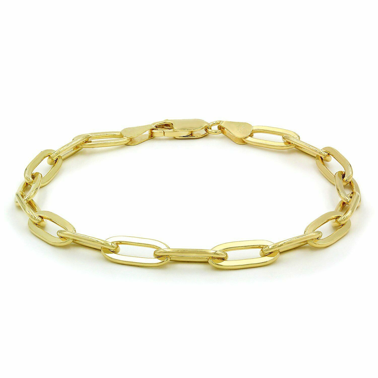 Women's 10k Yellow Gold Chain Link Bracelet