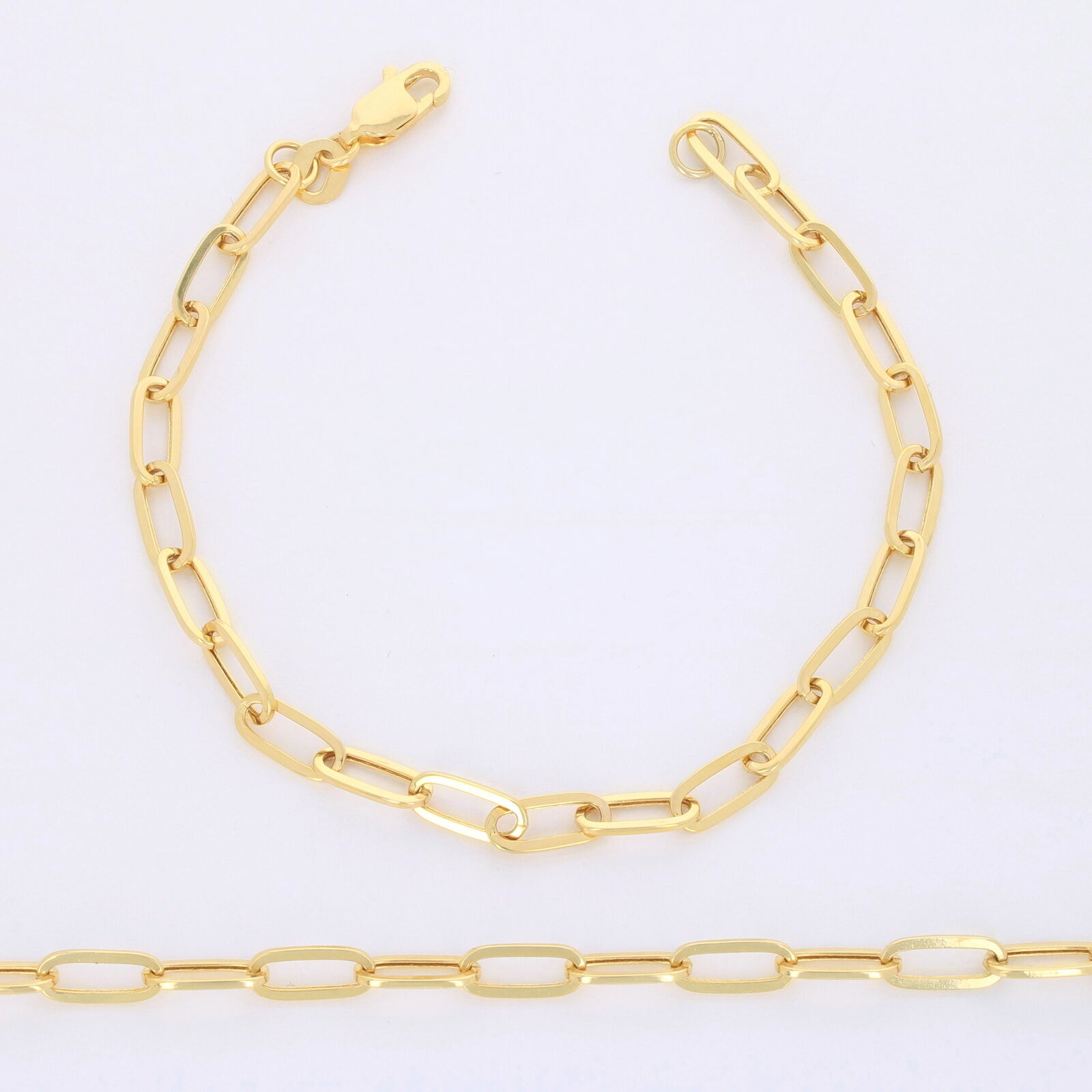 Women's 10k Yellow Gold Chain Link Bracelet