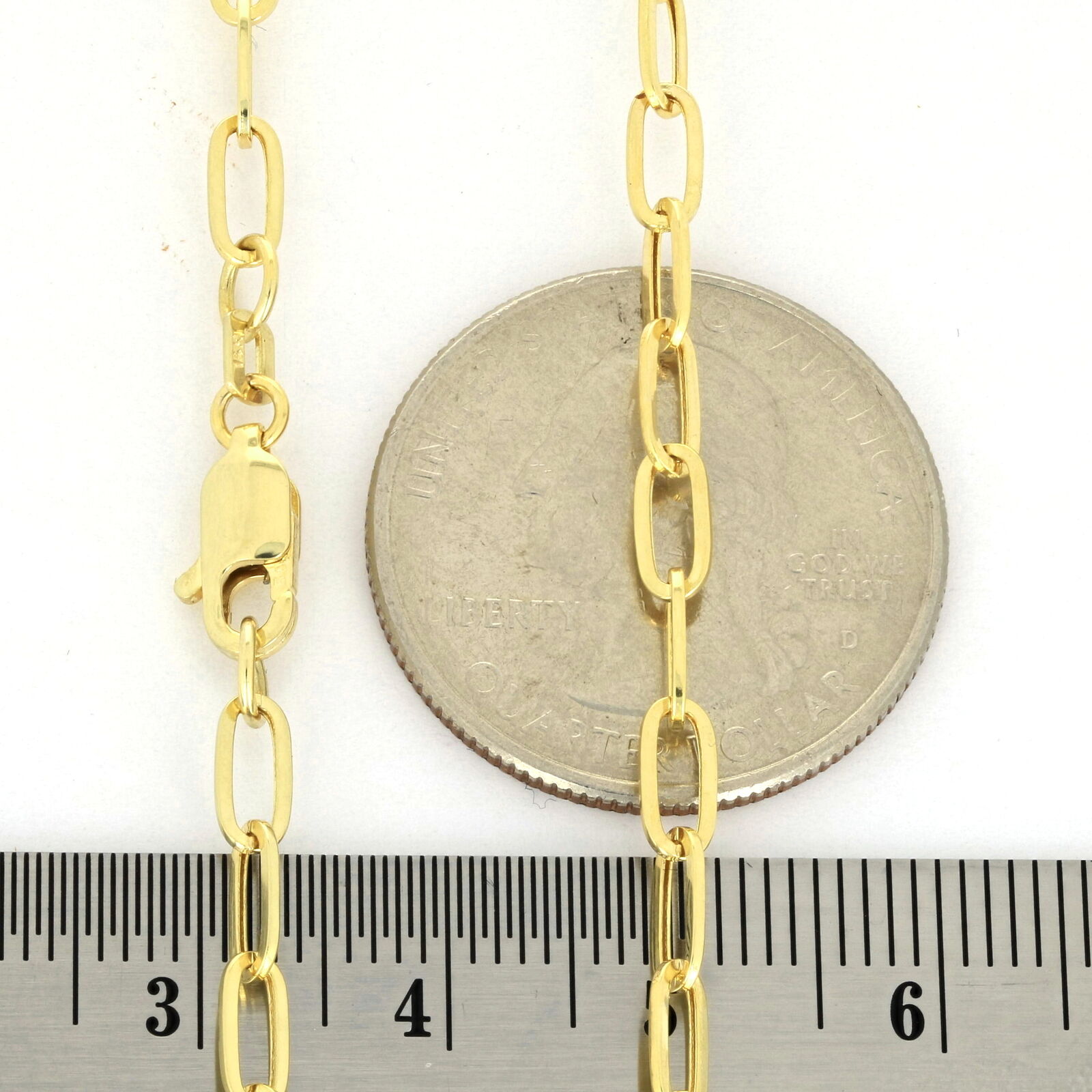 Women's 10k Yellow Gold Chain Link Bracelet