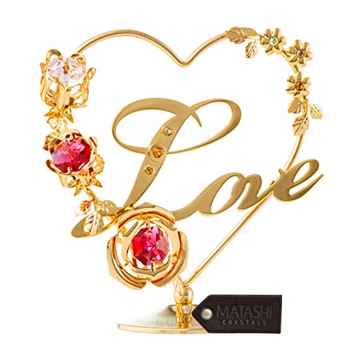 Love Table Top Ornament in 24k Gold