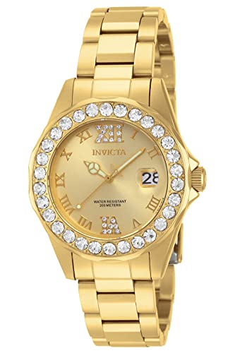 Invicta Pro Diver Gold Dial Ladies Watch 15252