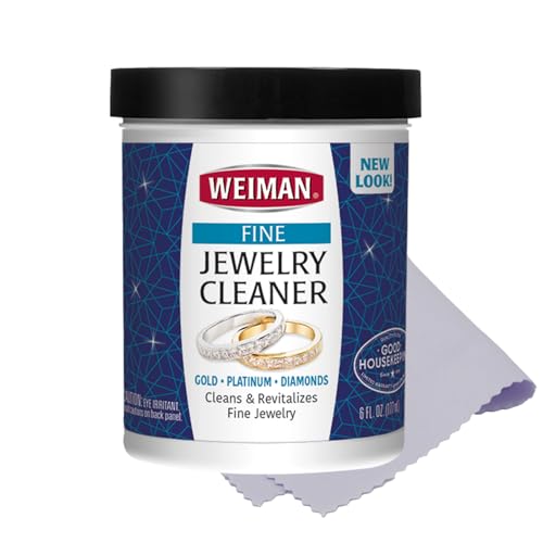 Gold Jewelry Cleaner with Polishing Cloth – 6oz