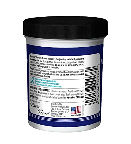 Gold Jewelry Cleaner with Polishing Cloth – 6oz