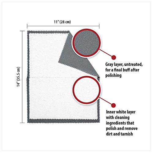 Gold Polishing Cloths Set - Made in USA