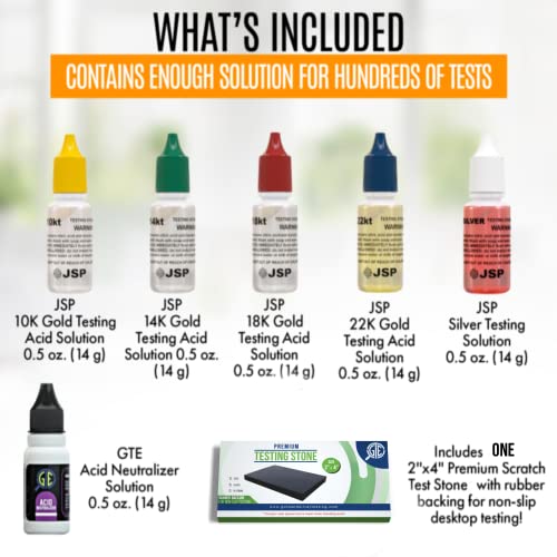 Gold and Silver Jewelry Testing Kit