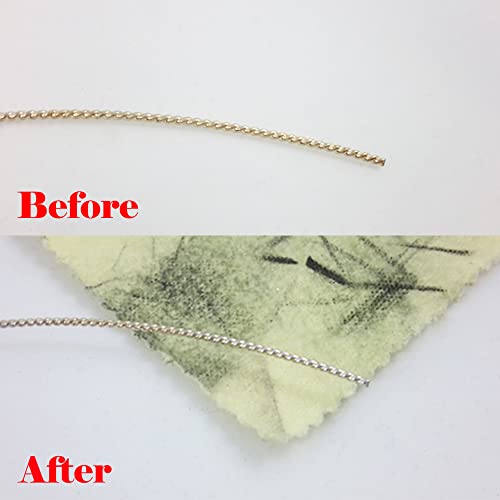 Gold & Silver Jewelry Polishing Cloth (8 words)