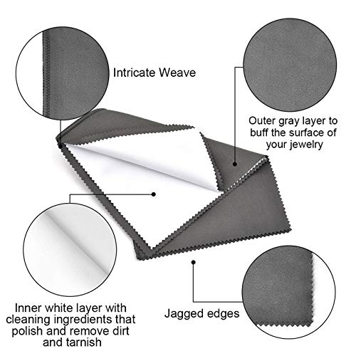 Gold & Silver Polishing Cloth - 2pcs