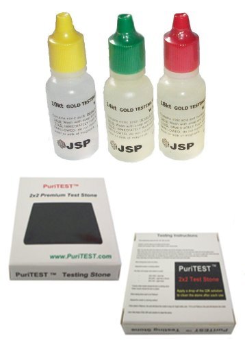 Gold Acid Test Kit & Stone Set