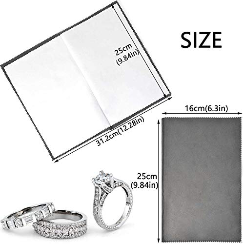 Gold & Silver Polishing Cloth - 2pcs