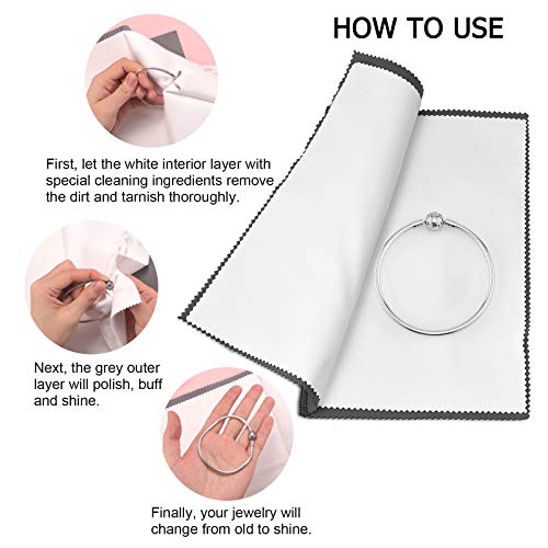 Gold & Silver Polishing Cloth - 2pcs