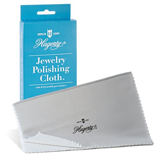 Hagerty Silver Jewelry Polishing Cloth - Lite Beige