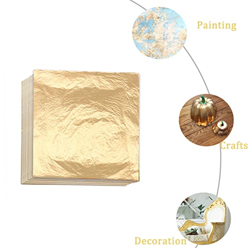 Gold and Silver Leaf for Crafting & Decoration