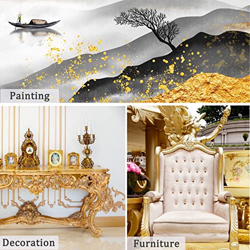 Gold and Silver Leaf for Crafting & Decoration