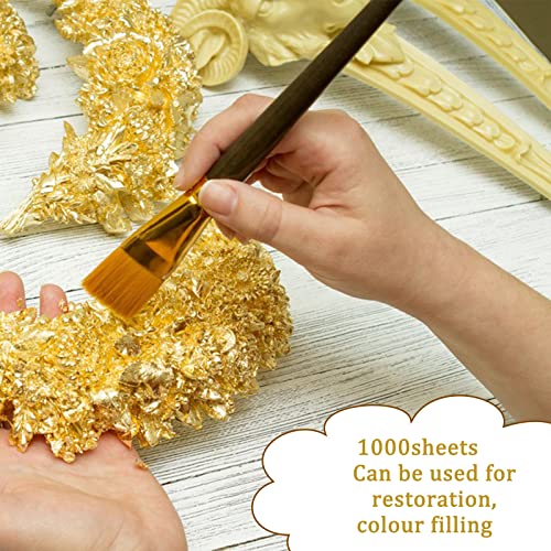 Gold and Silver Leaf for Crafting & Decoration