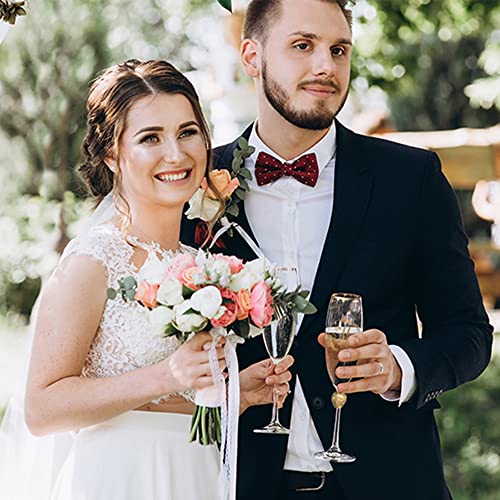 Gold Rhinestone Mr & Mrs Champagne Flutes Set