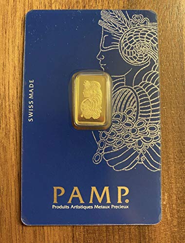 Swiss Made 24kt Gold Coin Bar #26702