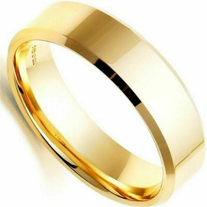 Black Titanium Couple Wedding Rings Size 6-12