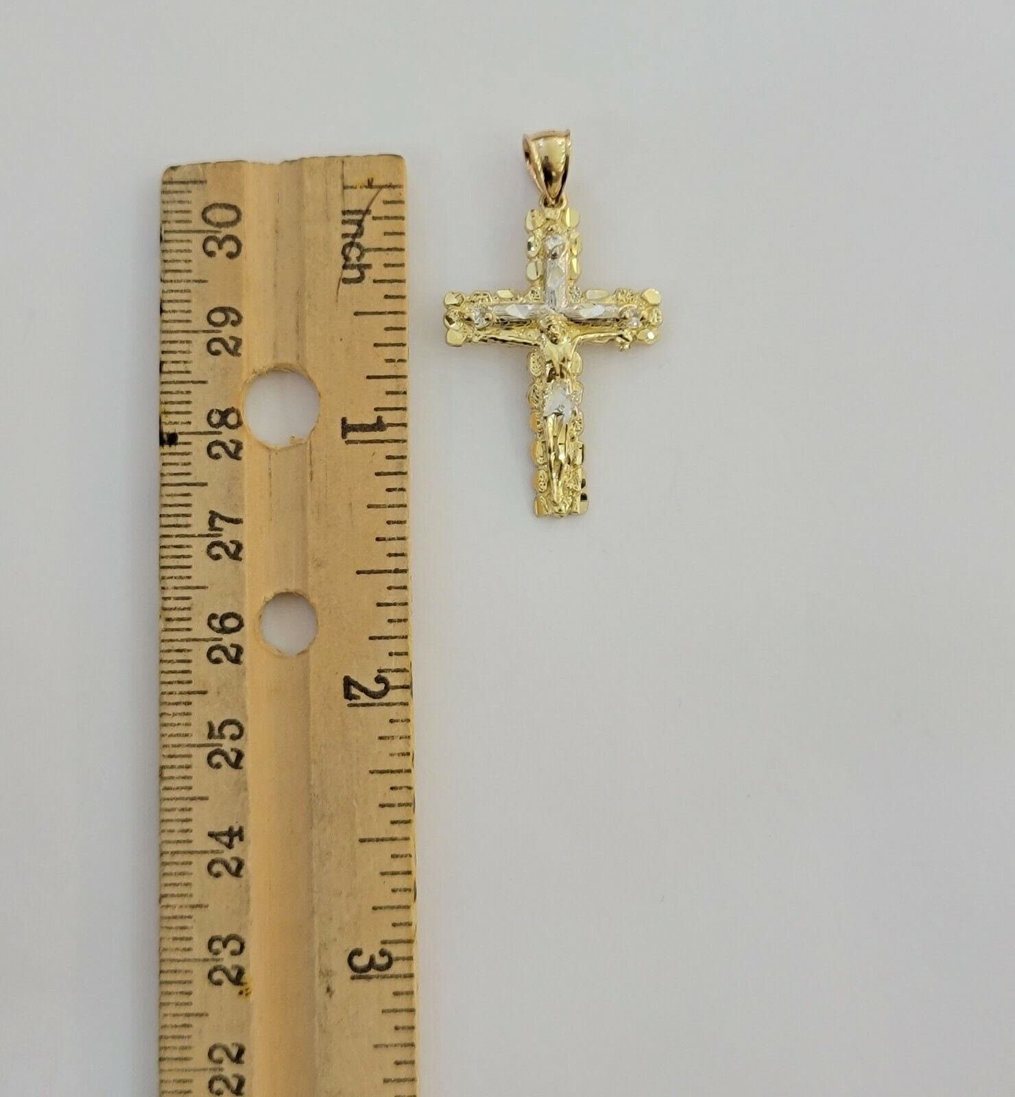 10k Gold Jesus Crucifix Pendant - Men & Women