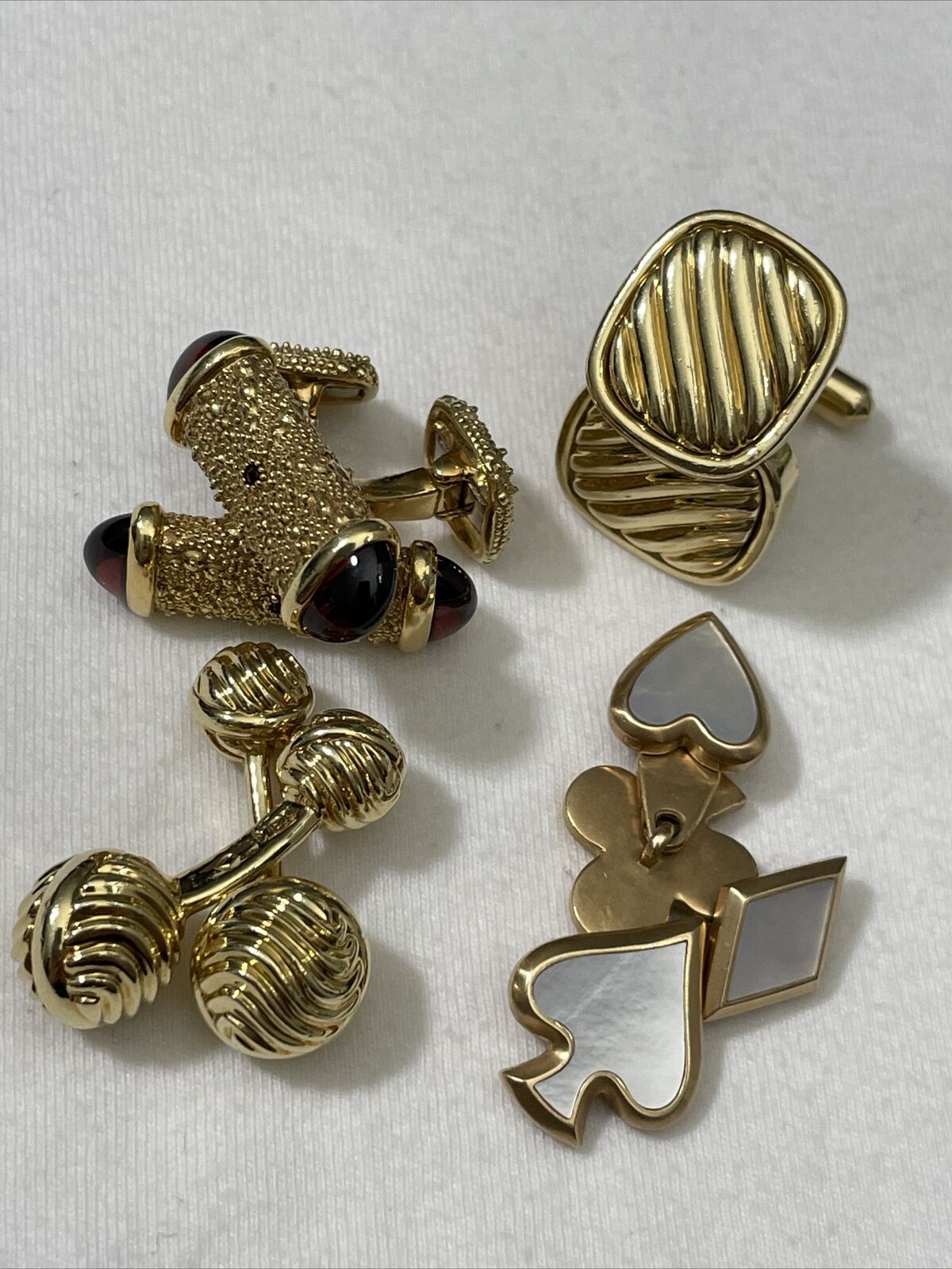 David yurman cufflinks,shirtlinks,tie clips,money clips,bracelets,belt buckle.