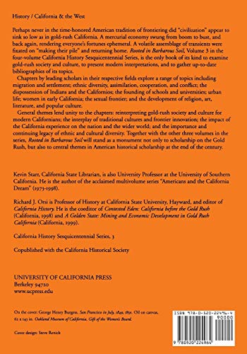 Barbarous Soil: Culture in Gold Rush California