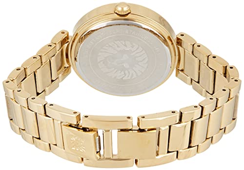 Anne Klein gold-tone diamond watch