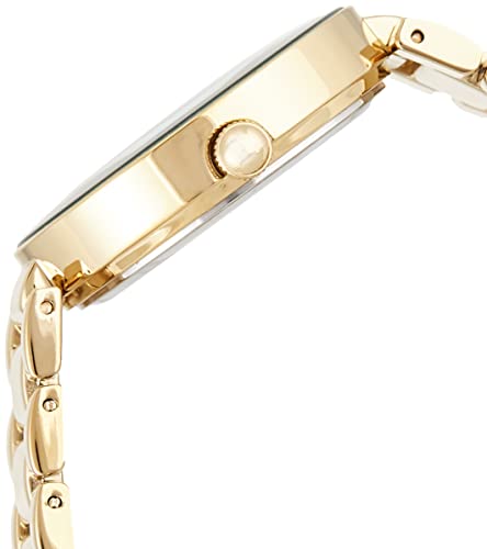 Anne Klein gold-tone diamond watch