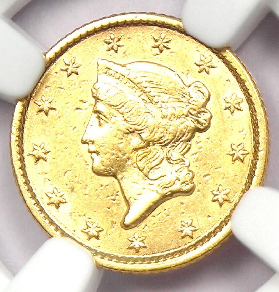 Rare Certified Liberty Gold Dollar - NGC AU Detail