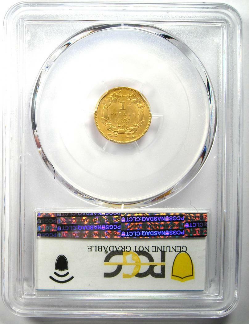 Rare Certified PCGS XF Details Indian Gold Dollar