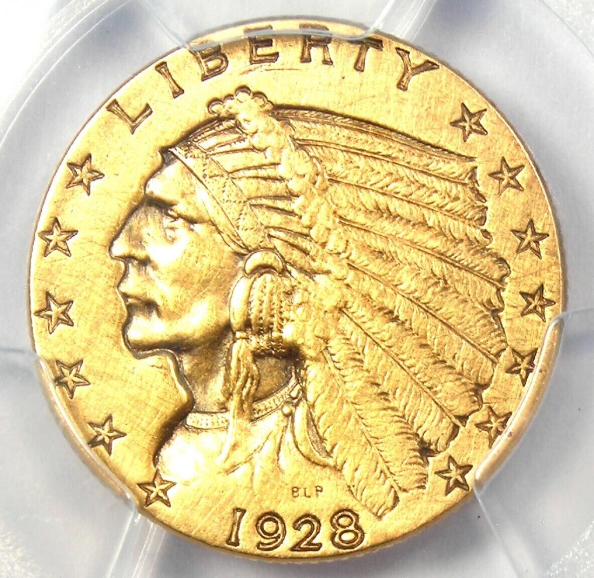 1928 Indian Gold Quarter Eagle - Certified Rare!