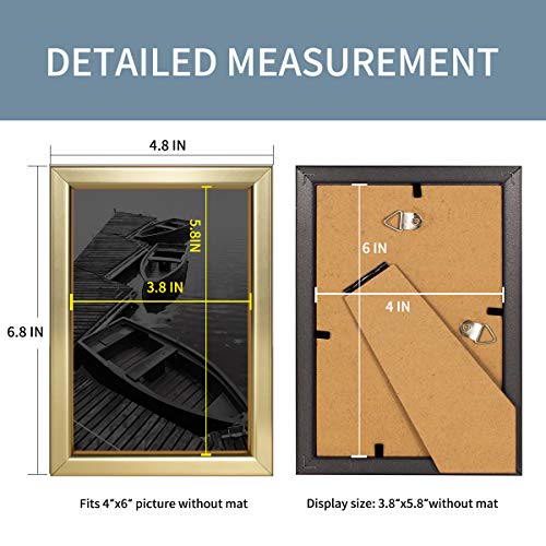 Gold Giverny Picture Frames Set of 4