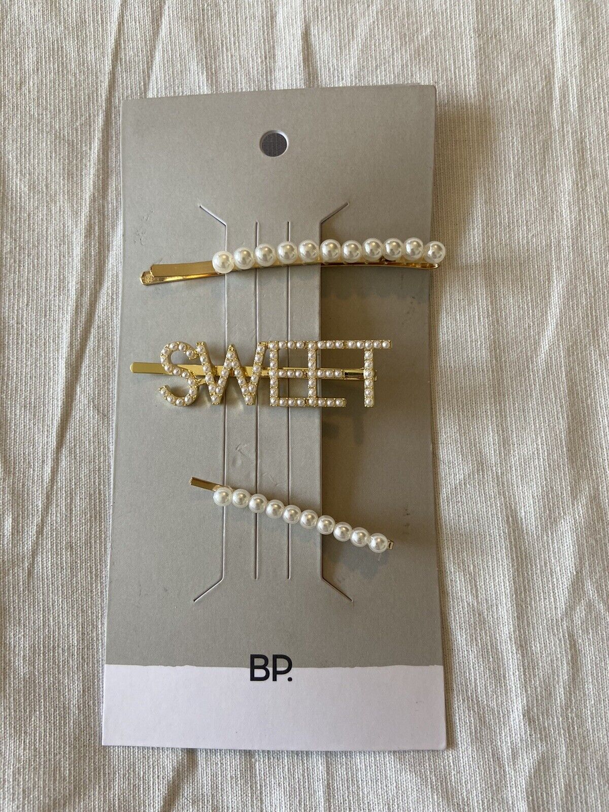 Women's Faux Pearl Rhinestone Hair Accessories Set