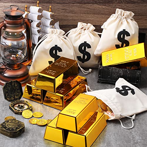 Glittering Gold Bullion Door Stop Replica