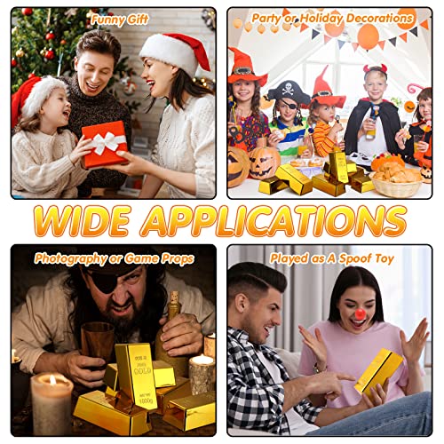 Glittering Gold Bullion Door Stop Replica