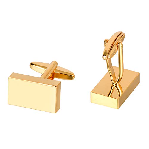 Gold Tone Cufflinks for Unique Mens Shirts