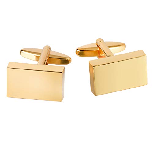 Gold Tone Cufflinks for Unique Mens Shirts