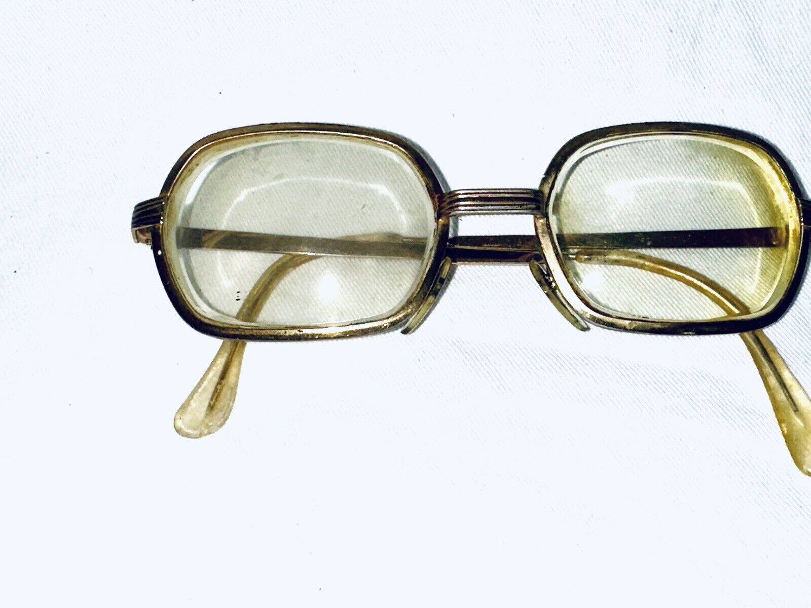 Gold Plated Vintage Crazy Eyeglasses Frame