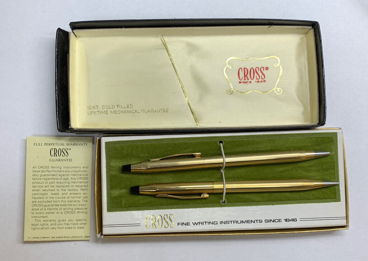 12KT Gold Plated Pen & Pencil Set