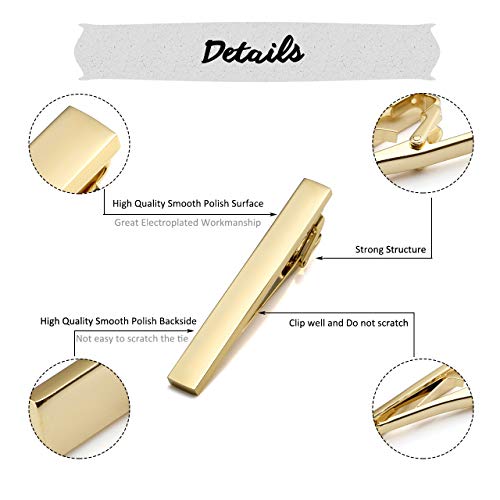 Engraved Steel Tie Clip for Men's Neckties