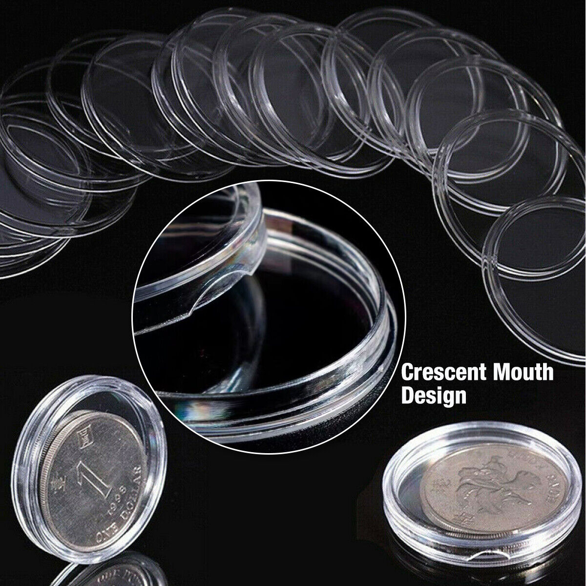 Gold Coin Storage Box Set - 100 pcs