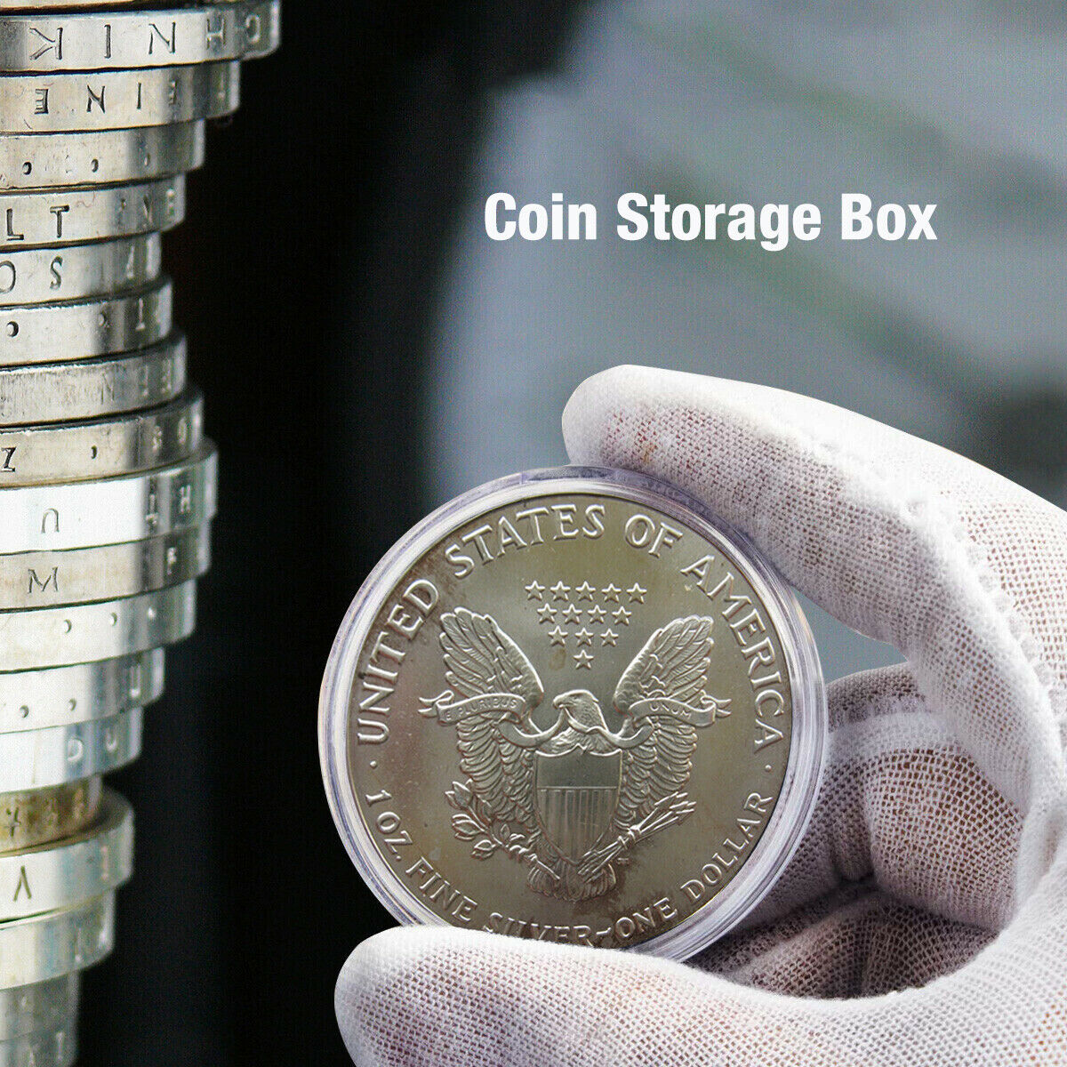 Gold Coin Storage Box Set - 100 pcs