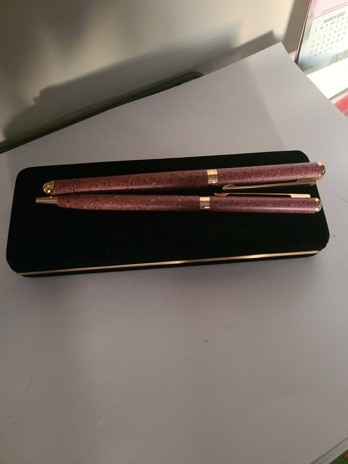 Gold Plated Lanex Writing Instruments Set