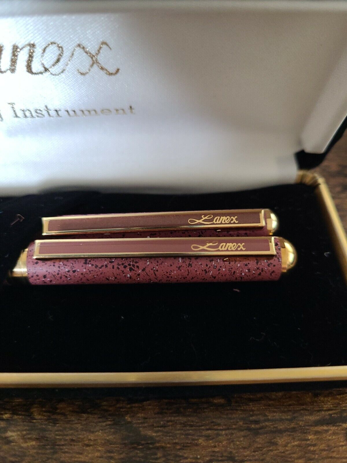 Gold Plated Lanex Writing Instruments Set